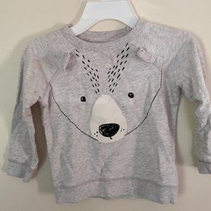 Carter's Bear Pullover Sweatshirt, 4T.